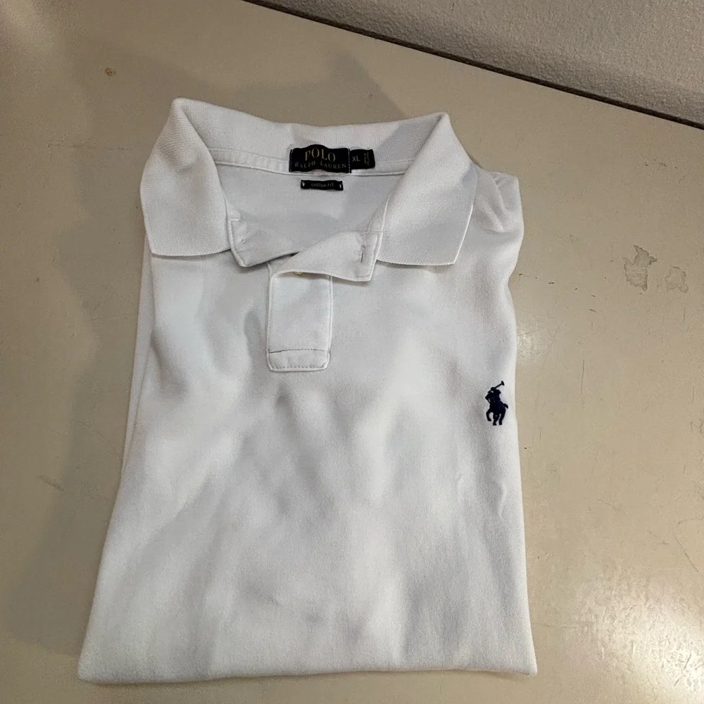Ralph Lauren White Polo Shirt